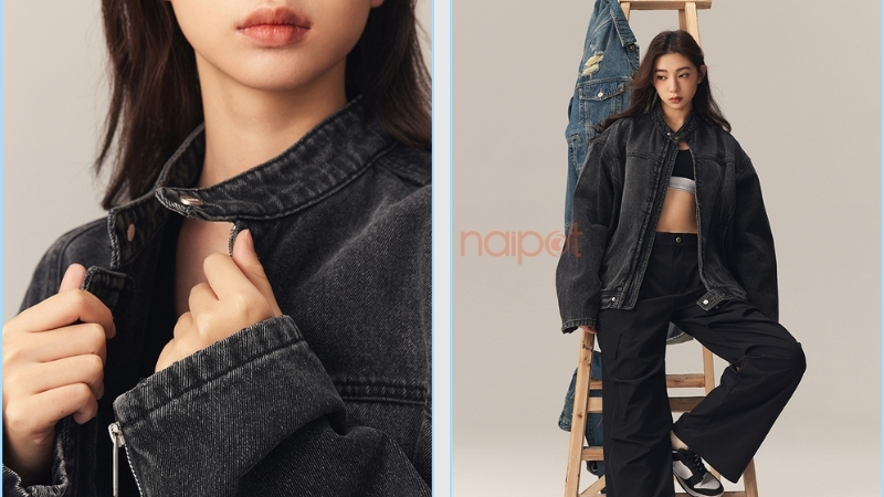 Phá cách với nguồn hàng áo khoác Quảng Châu denim Phá cách với nguồn hàng áo khoác Quảng Châu denim