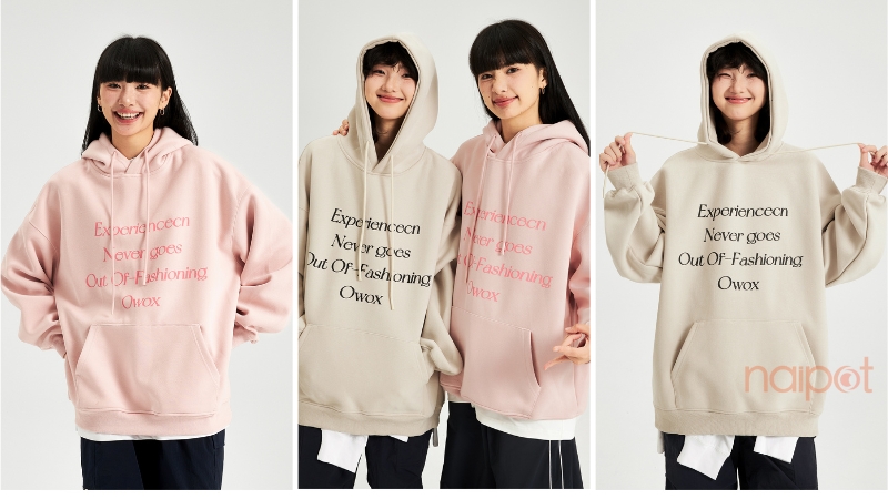 Áo hoodie nữ chui đầu Áo hoodie nữ chui đầu