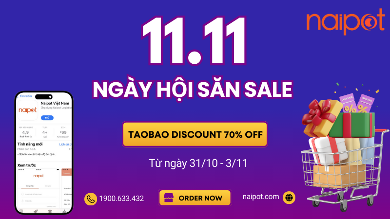 Ngày hội săn sale 11/11, Taobao giảm giá đến 70% Ngày hội săn sale 11/11, Taobao giảm giá đến 70%