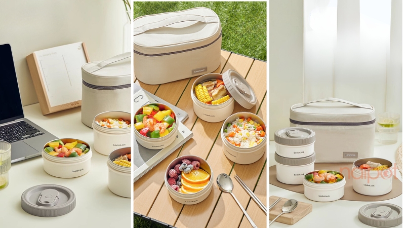 Hộp cơm giữ nhiệt Lock&Lock - thiết kế mới lạ, chất lượng Hàn Quốc Hộp cơm giữ nhiệt Lock&Lock - thiết kế mới lạ, chất lượng Hàn Quốc