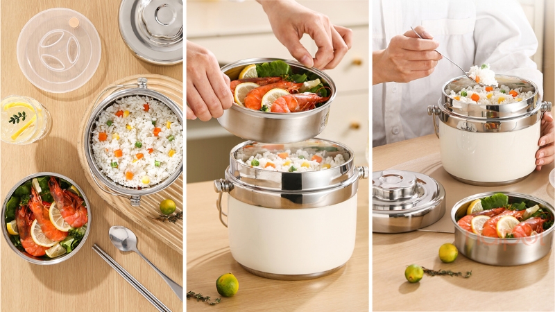 Hộp cơm giữ nhiệt Midea – sự lựa chọn chất lượng của gã khổng lồ đồ gia dụng Hộp cơm giữ nhiệt Midea – sự lựa chọn chất lượng của gã khổng lồ đồ gia dụng