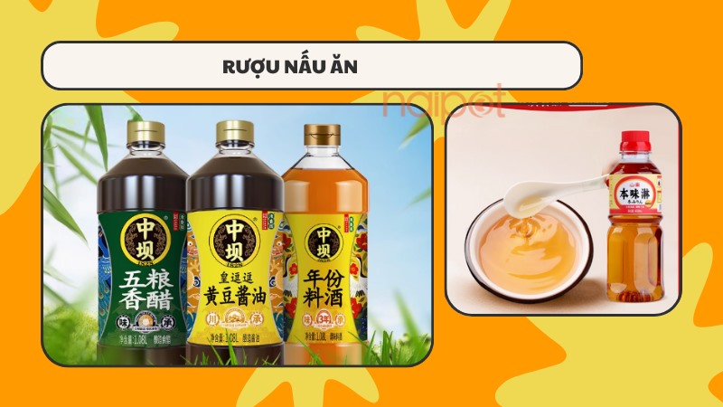 Rượu nấu ăn Rượu nấu ăn