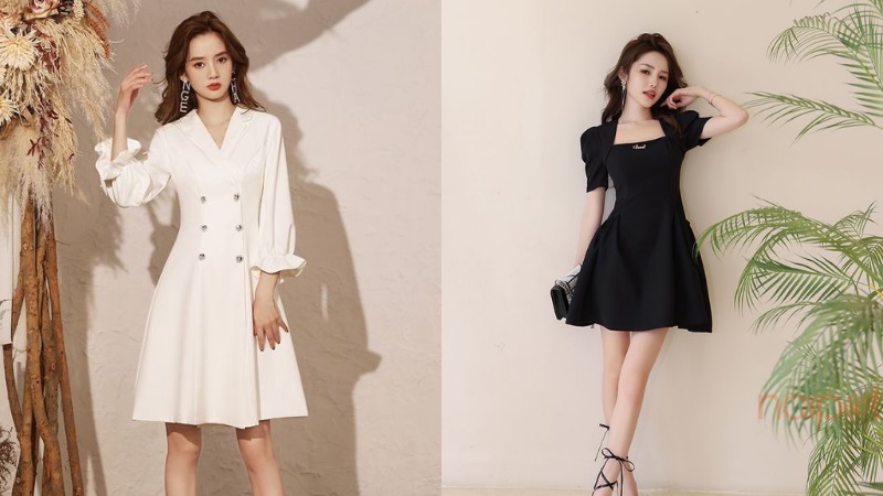 Đầm chữ A dáng ngắn Đầm chữ A dáng ngắn