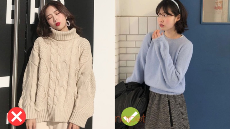 Tips chọn áo len cho từng dáng người Tips chọn áo len cho từng dáng người