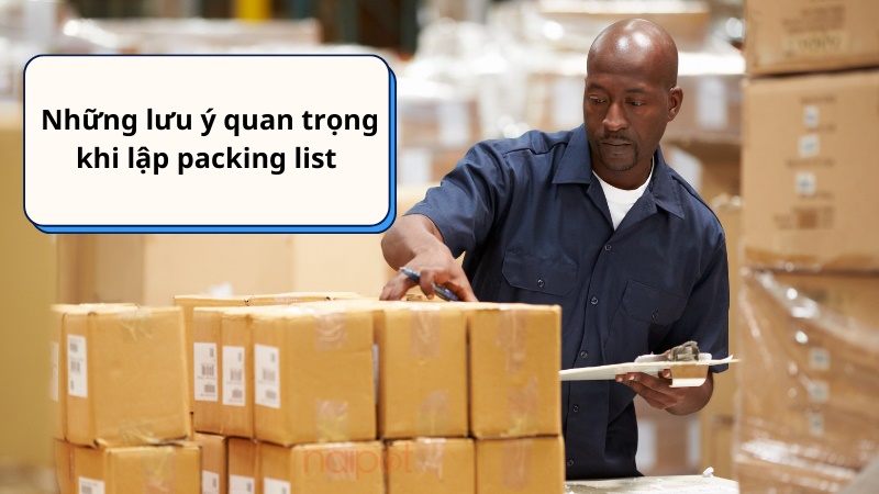 Những lưu ý quan trọng khi lập packing list Những lưu ý quan trọng khi lập packing list
