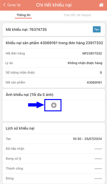 Đăng tải hình ảnh tạo khiếu nại Shop Trung Quốc Đăng tải hình ảnh tạo khiếu nại Shop Trung Quốc
