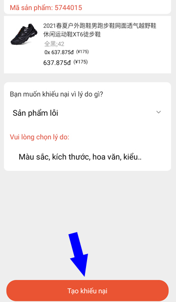 Tạo khiếu nại Shop Trung Quốc Tạo khiếu nại Shop Trung Quốc