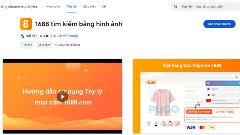 Cài đặt tiện ích tìm bằng hình ảnh Cài đặt tiện ích tìm bằng hình ảnh