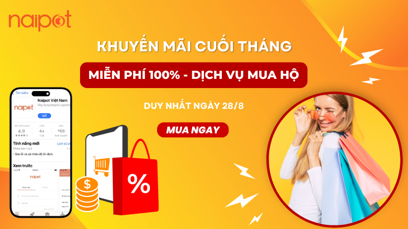 Naipot miễn phí phí mua hộ