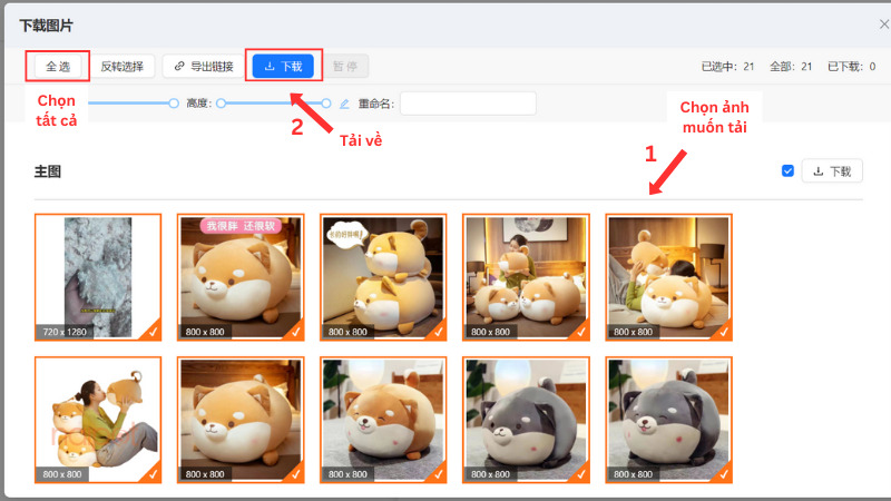 Cài đặt tải về
