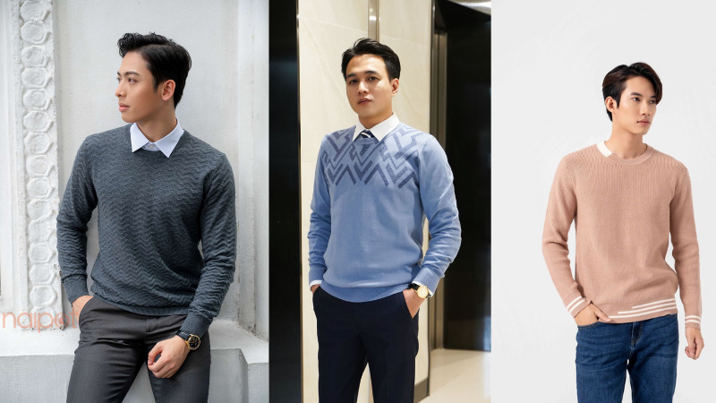 Áo len cổ tròn basic điềm đạm cuốn hút Áo len cổ tròn basic điềm đạm cuốn hút