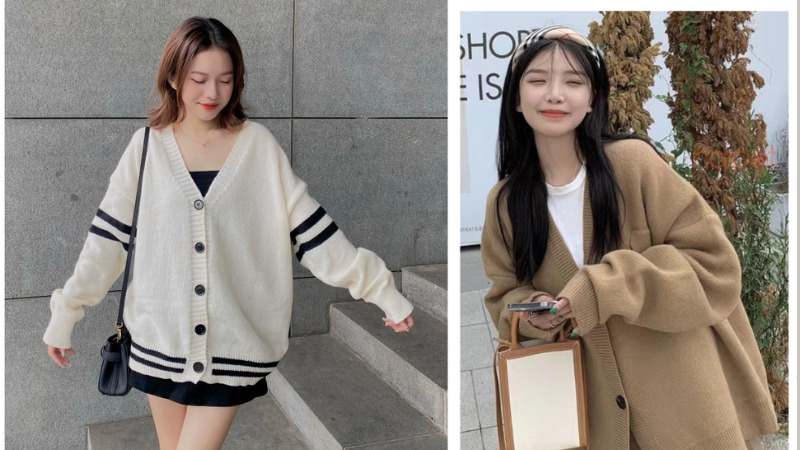 Cardigan thanh lịch dịu dàng Cardigan thanh lịch dịu dàng