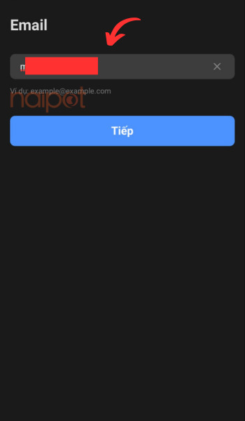 Nhập email Nhập email