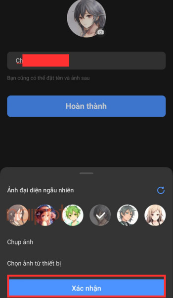 Chọn tên người dùng và ảnh đại diện Chọn tên người dùng và ảnh đại diện