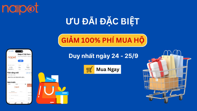 Naipot Miễn Phí Phí Mua Hộ