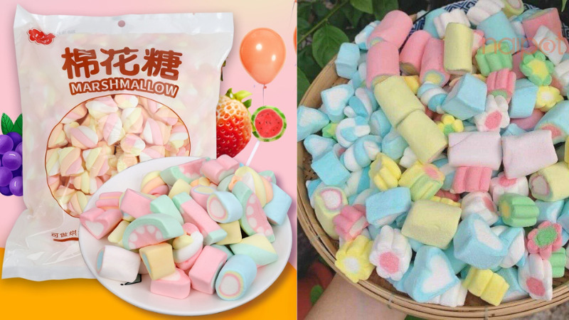 Kẹo dẹo nhiều màu sắc