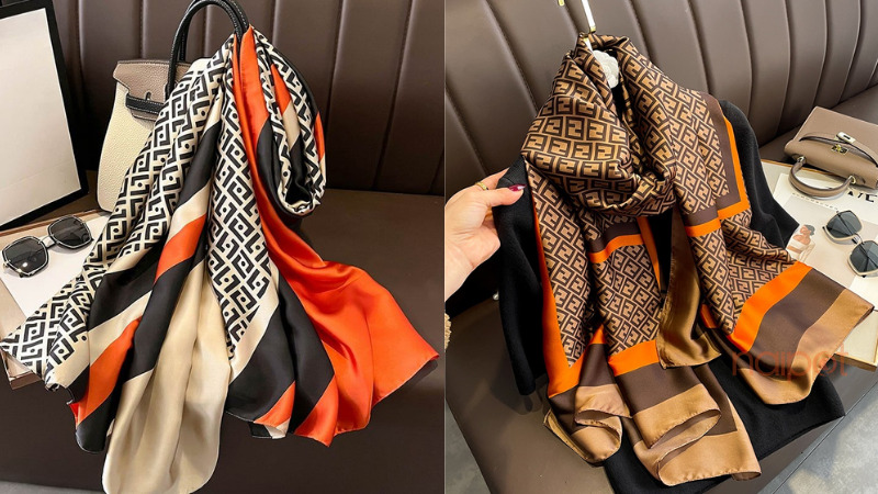 Khăn quàng cổ tăng tính thẩm mỹ và giữ ấm Khăn quàng cổ tăng tính thẩm mỹ và giữ ấm