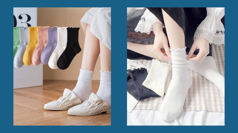 Tất Trung Quốc cổ nhún Tất Trung Quốc cổ nhún