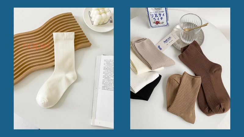 Tất Trung Quốc màu trơn Tất Trung Quốc màu trơn