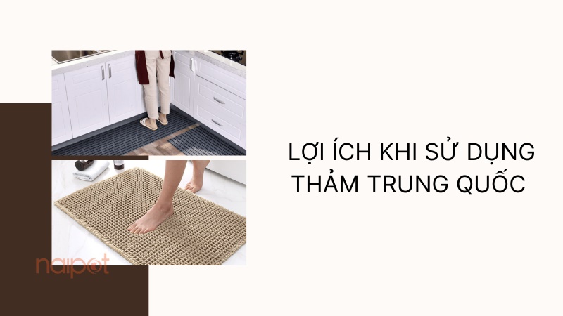 Những lợi ích tuyệt vời khi dùng thảm Trung Quốc