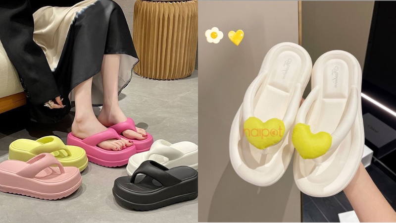 Dép bánh mì Trung Quốc xỏ ngón