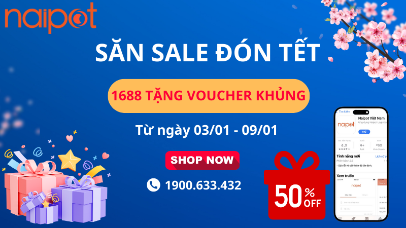 Săn Sale Đón Tết – 1688 Giảm Sốc Đến 50% Cùng Voucher Siêu Hot!