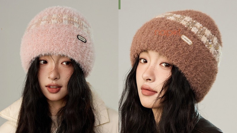 Mũ len nữ Trung Quốc beanie Mũ len nữ Trung Quốc beanie