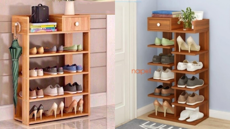 Kệ gỗ, tủ giày sang trọng Kệ gỗ, tủ giày sang trọng