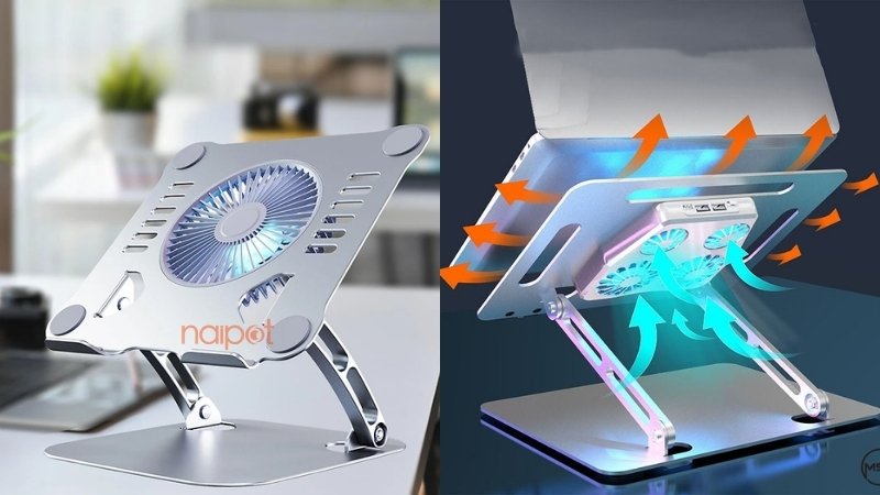 Giá đỡ laptop Trung Quốc có quạt tản nhiệt Giá đỡ laptop Trung Quốc có quạt tản nhiệt
