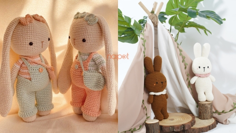 Thú bông bằng len Thú bông bằng len