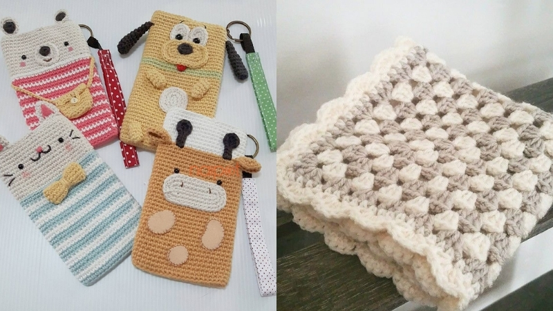 Đồ dùng tiện ích bằng len Đồ dùng tiện ích bằng len