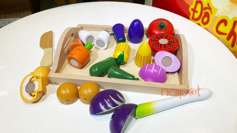 Các tiêu chí chọn bộ đồ chơi nhà bếp cắt rau củ chất lượng 