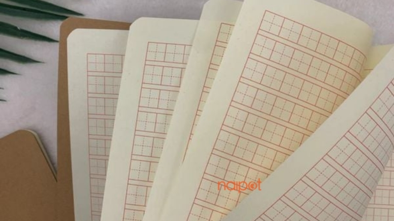 Vở luyện viết chữ Hán điền tự cách Vở luyện viết chữ Hán điền tự cách