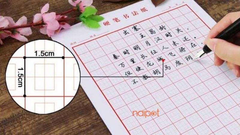 Vở luyện viết chữ Hán hồi cung cách Vở luyện viết chữ Hán hồi cung cách