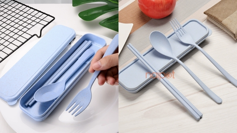 Bộ muỗng đũa Trung Quốc bằng nhựa Bộ muỗng đũa Trung Quốc bằng nhựa