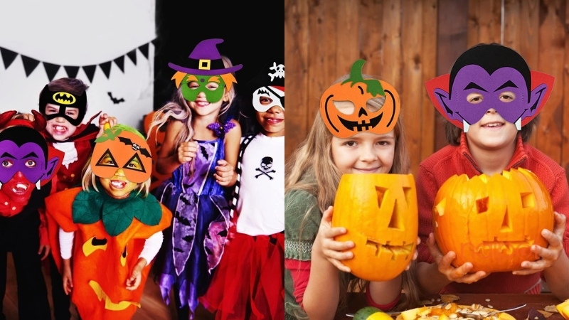 Mặt nạ, phụ kiện hóa trang Halloween 