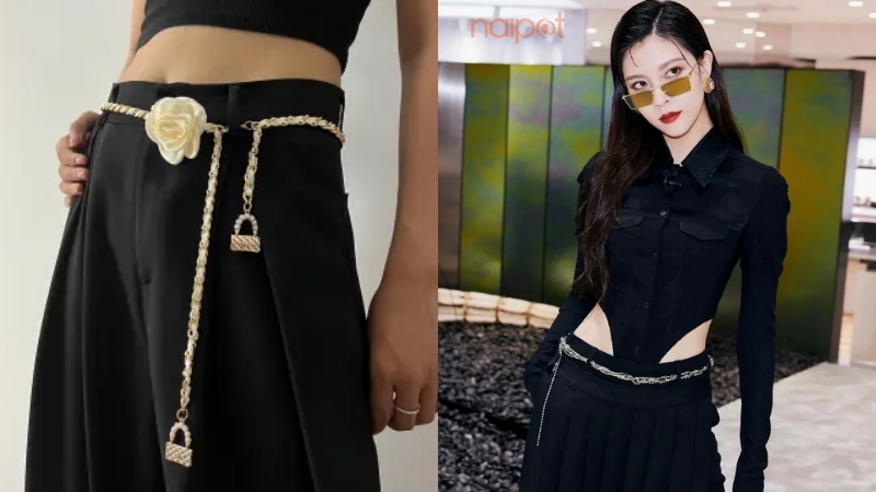 Thắt lưng nữ Trung Quốc dây xích 