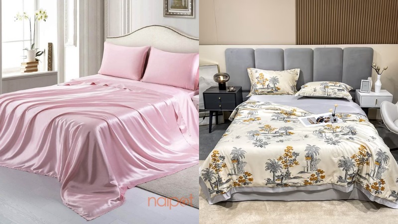 Ga trải giường Trung Quốc lụa sang trọng Ga trải giường Trung Quốc lụa sang trọng