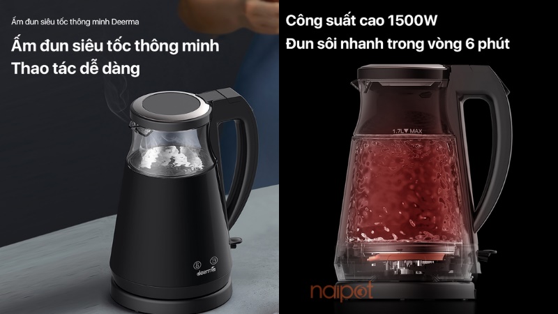 Ấm siêu tốc Trung Quốc Deerma Ấm siêu tốc Trung Quốc Deerma