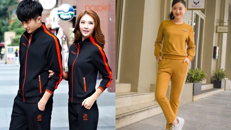 Bộ đồ tập thể dục Trung Quốc dành cho nữ và nam Bộ đồ tập thể dục Trung Quốc dành cho nữ và nam