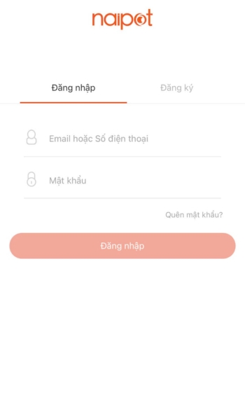 Đăng nhập Naipot để mua hàng