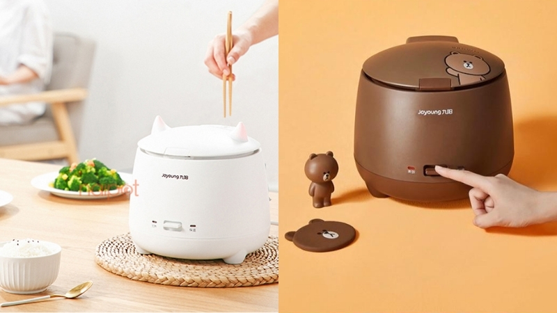 Nồi cơm điện mini Trung Quốc: Thiết kế đẹp, nhỏ gọn