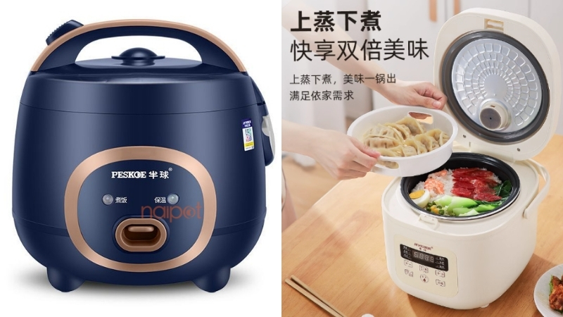 Nồi cơm điện mini Trung Quốc Peskoe Nồi cơm điện mini Trung Quốc Peskoe