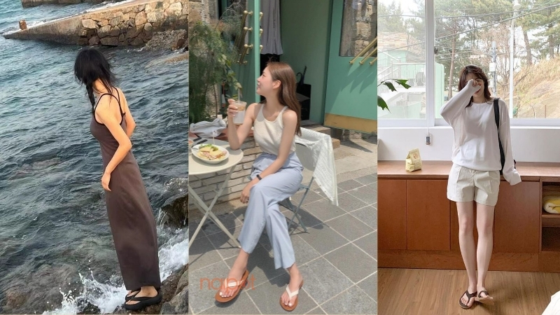 Xu hướng phối đồ với dép xỏ ngón Trung Quốc Xu hướng phối đồ với dép xỏ ngón Trung Quốc