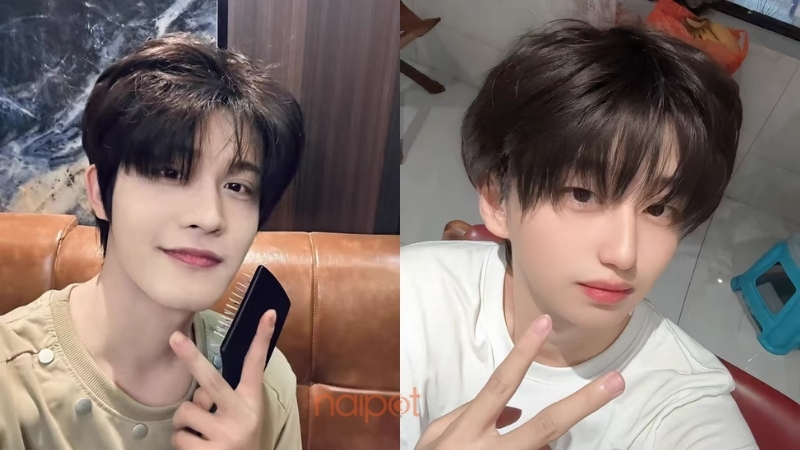 Tóc giả nam Trung Quốc nguyên đầu