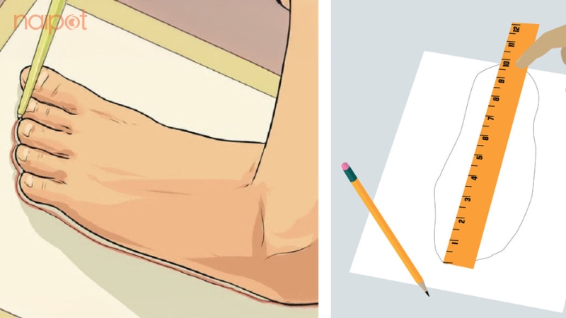 Hướng dẫn đo cỡ chân để chọn size giày 