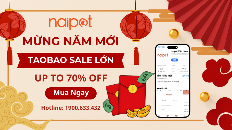 Mừng Năm Mới – Taobao Sale Lớn! Giảm Giá Đến 70% Cùng Voucher Hấp Dẫn Mừng Năm Mới – Taobao Sale Lớn! Giảm Giá Đến 70% Cùng Voucher Hấp Dẫn