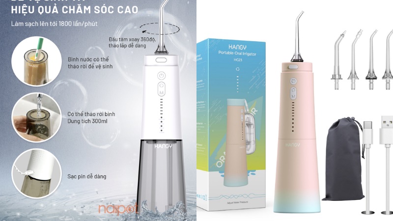 Máy tăm nước Trung Quốc Hangy Máy tăm nước Trung Quốc Hangy