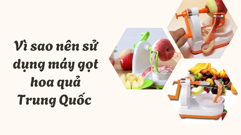 Lý do nên sử dụng máy gọt hoa quả Trung Quốc