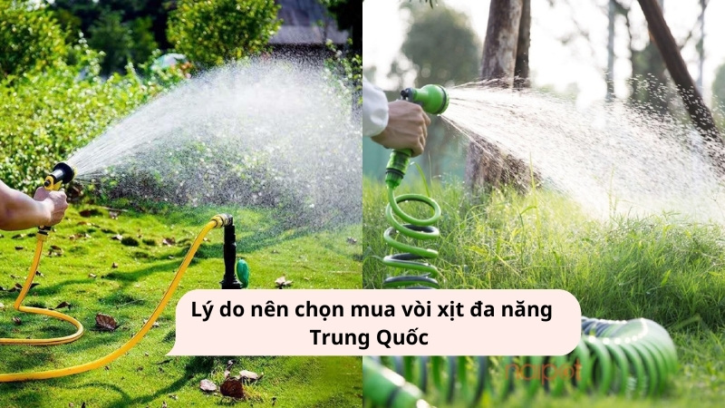 Lý do nên mua vòi xịt đa năng Trung Quốc Lý do nên mua vòi xịt đa năng Trung Quốc